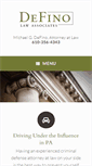 Mobile Screenshot of definolaw.com